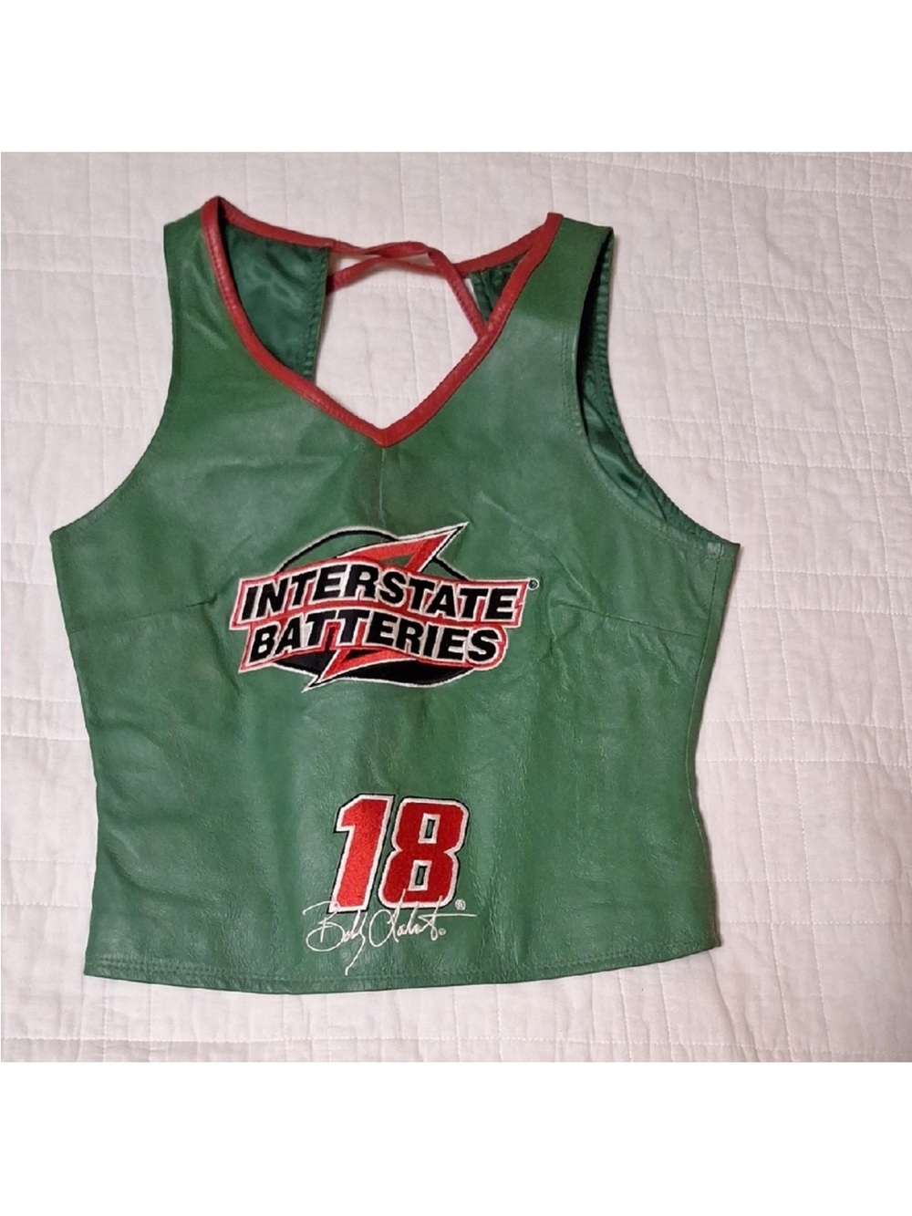 Interstate Batteries Green Racing Tank Top - #18